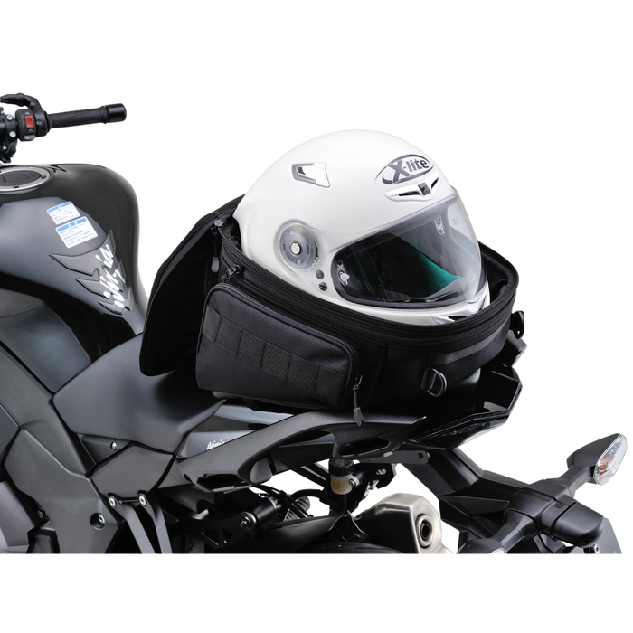 Seat Bag (All Purpose) H7.5–12.2 × W11.0 × D13.6 (in) 13–26 (liters)