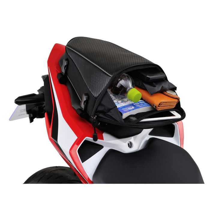 Seat Bag (Sports Bike) H4.3 × W9.8 × D11.2 (in) 4 (liters)