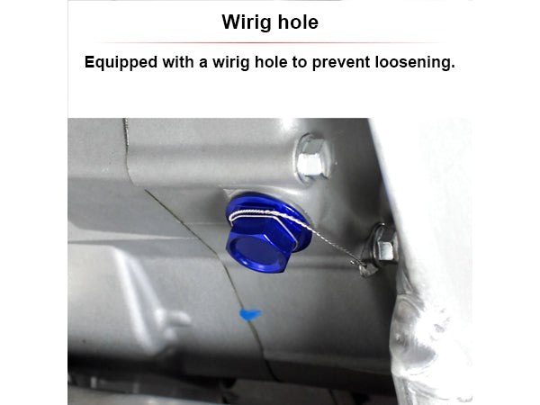 Magnetic Drain Bolt for Suzuki RMZ250, DRZ400S/SM, V-Strom650 & More (M12x1.25)