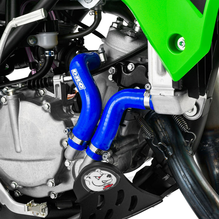 DRC Radiator Hose Kit for KTM 450SX-F/XC-F/SMR, Husqvarna FC/FX450, GASGAS MC450F (2019–2023) - Red