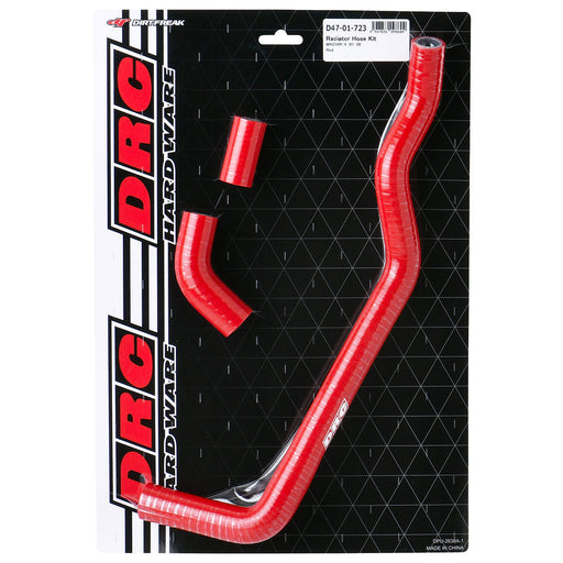 DRC Radiator Hose Kit for Yamaha WR250R/X (2007–2020) - Red