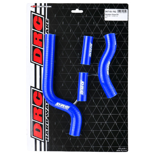 DRC Radiator Hose Kit for Yamaha YZ250/X (2005-2024) - Blue