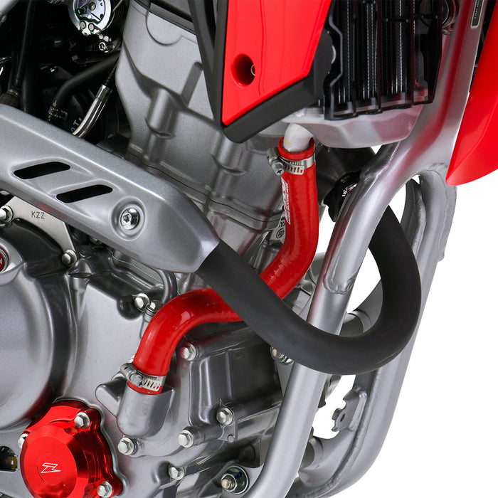 DRC Radiator Hose Kit for Kawasaki KLX250/D-Tracker (1993-2007) - Red