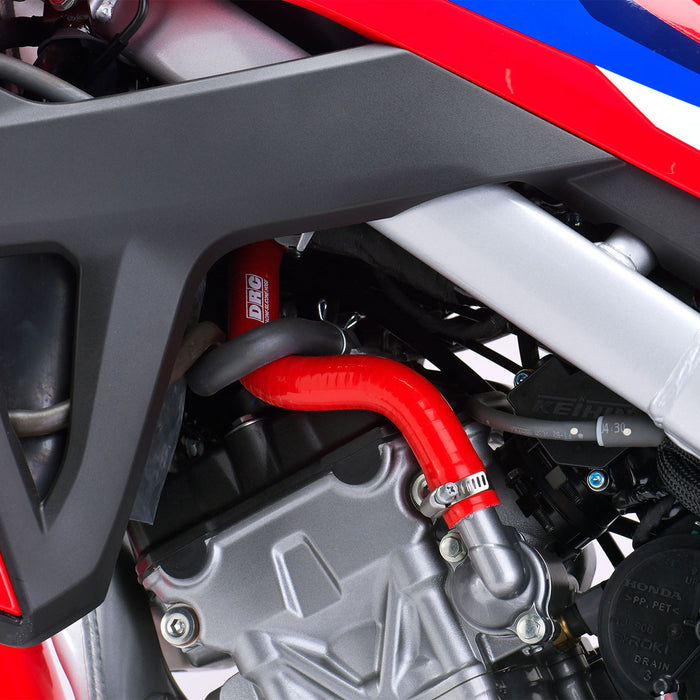 DRC Radiator Hose Kit for Suzuki DR-Z400S/SM (2000–2024) - Red
