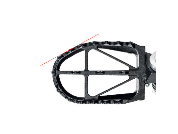 DRC 57mm Wide Motorcycle Footpegs for KTM 125SX/250SX-F, Husqvarna TC125/FC250, GasGas MC125/250F & More