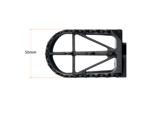 50mm Wide Footpegs for Honda CR125, CRF250, CRF450, CRF300L, CRF1100L Africa Twin, XL750 & More