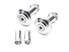 Zeta Motorcycle Bar Ends for 7/8" Handlebar 29mm 2pc - Silver