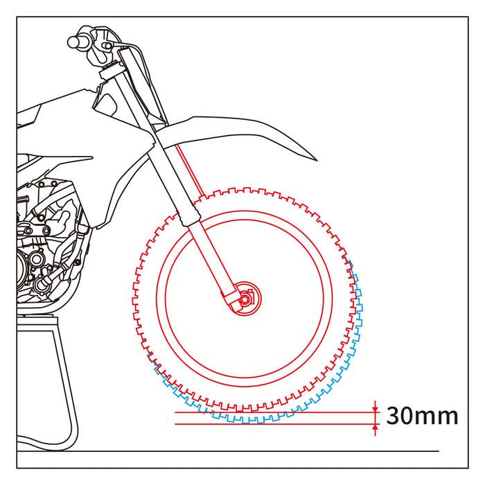 Front Fork Lowering Inner Kit –30mm for Yamaha YZ250F, YZ450F, WR250F, WR450F & More (KYB AOS Ø25)