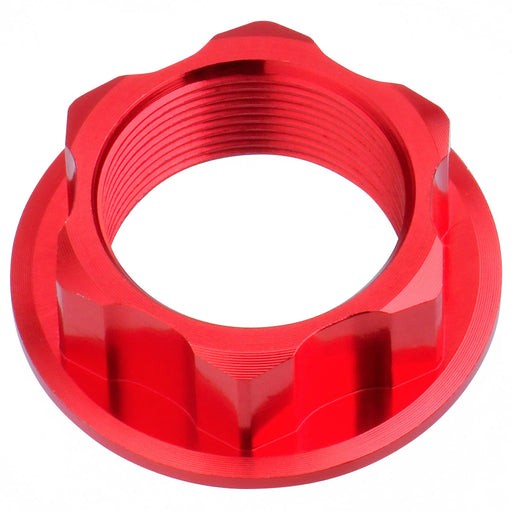 Zeta Steering Stem Nut for Yamaha TTR50, YZ65, YZ85, TTR110, TTR125, XTZ125, WR155R, Tricker, Serow250, XT250X, Tenere700 & More (M22x27-P1.0)