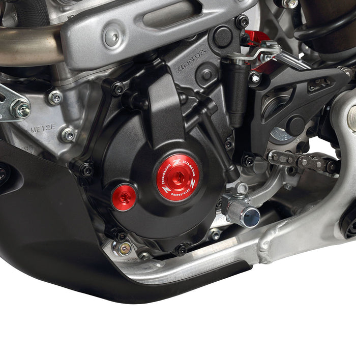 Zeta Engine Plug for Kawasaki KX250F, KX450F, KLX450R, KX250 - Red