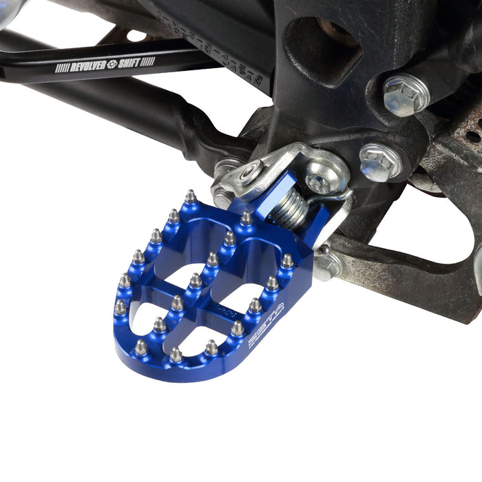 Aluminum Foot Pegs for Yamaha Tenere 700, WR250F/450F, YZ65/85/125/250, YZ250F/450F (1997-2026) Blue