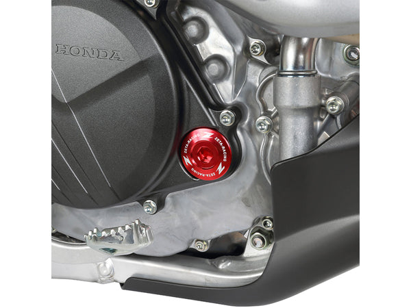 Engine Plug for Suzuki RMZ250, RMZ450, RMX450Z & More - Red