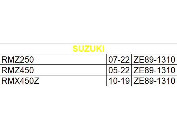 Zeta Engine Plug for Suzuki RMZ250, RMZ450, RMX450Z & More - Red