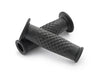 Black motorcycle grips