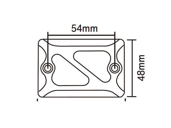 Master cylinder cap <br> 54mm <br> YAMAHA