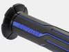 Blue motorcycle handlebar grip, 7/8" handlebar, Fits honda suzuki yamaha kawasaki ducati ktm triumph motorcycle vehicles