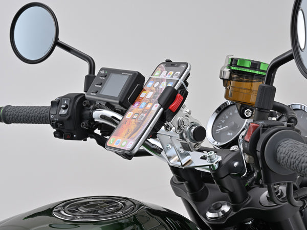Motorcycle Handlebar Clamp <br> Accessory Bar (155mm)
