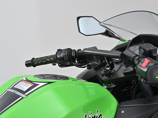 Motorcycle Stem Hole (Black) <br> Accessory Bar (155mm)