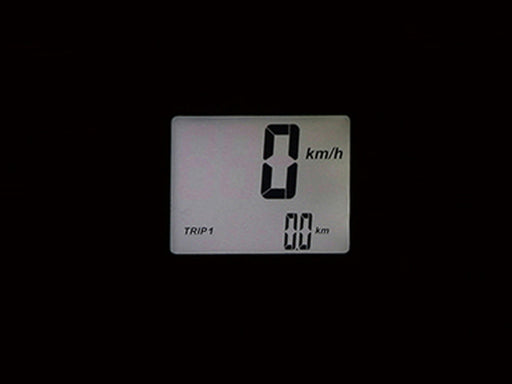 Motorcycle digital speedometer, mph kmh, Compact custom speedometer, LED back light speedometer