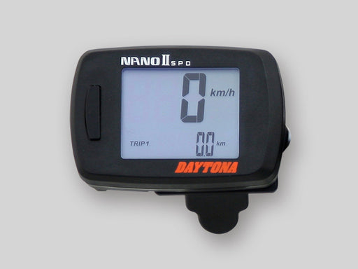 Motorcycle digital speedometer, mph kmh, Compact custom speedometer, LED back light speedometer