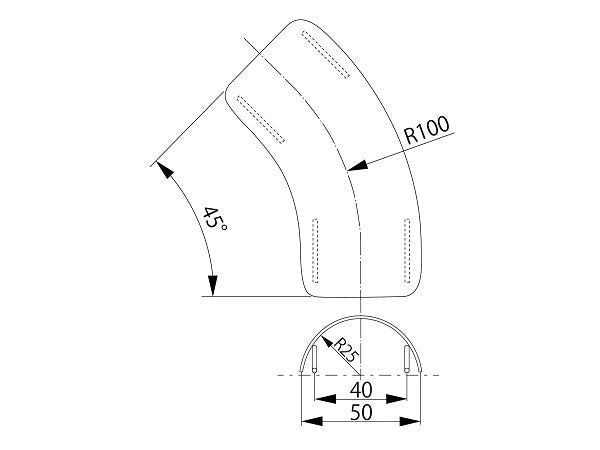 Exhaust Pipe Shield (Lateral Curved)