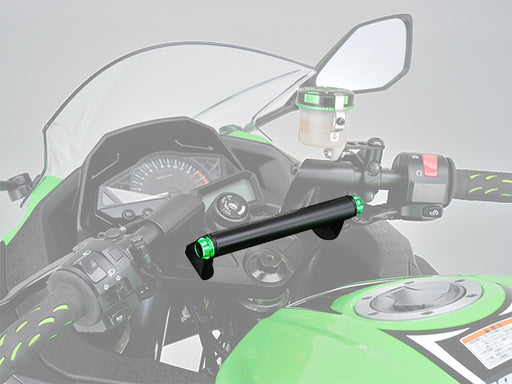 Attach GoPro at a new angle, smartphone and GPS holder, drink holder on motorcycle, Honda Kawasaki Suzuki Yamaha, iPhone mount for motorbike, Ninja 250, Ninja 300