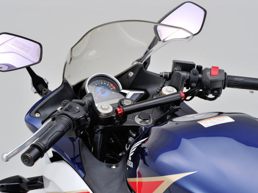 Attach GoPro at a new angle, smartphone and GPS holder, drink holder on motorcycle, Honda Kawasaki Suzuki Yamaha, iPhone mount for motorbike, CBR250, CBR300