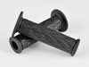 Black motorcycle handlebar grip, 7/8" handlebar, Fits honda suzuki yamaha kawasaki ducati ktm triumph motorcycle vehicles