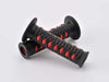 Red motorcycle handlebar grip, 7/8" handlebar, Fits honda suzuki yamaha kawasaki ducati ktm triumph motorcycle vehicles