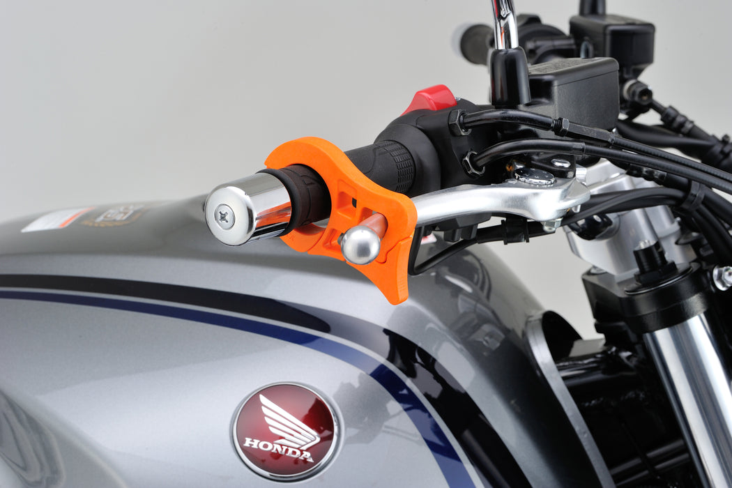 Motorcycle Front Brake Stopper with Lock (Black / Orange / Red)
