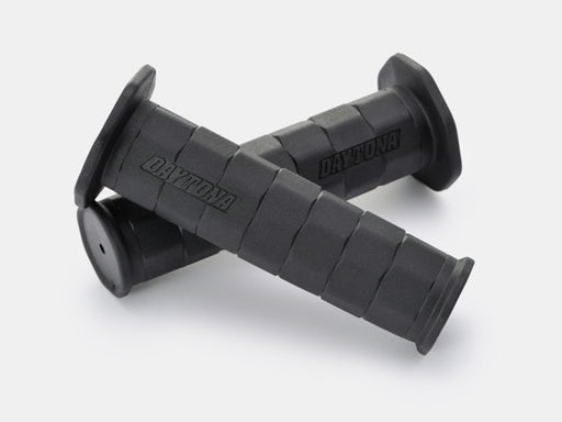 Black motorcycle grips