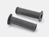 Gray motorcycle grips