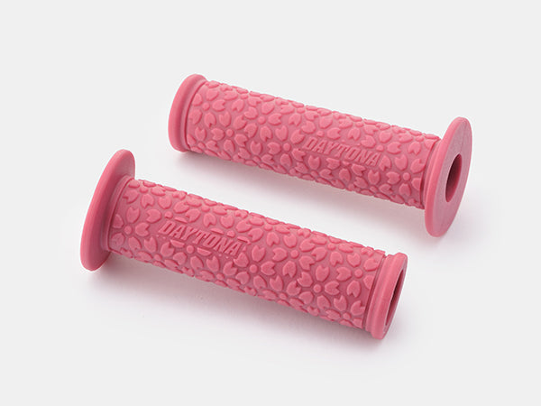 Pink motorcycle grips